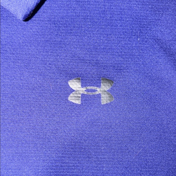 Under Armour Men's Deep Blue Polo Shirt Size 4XL - Picture 5 of 9